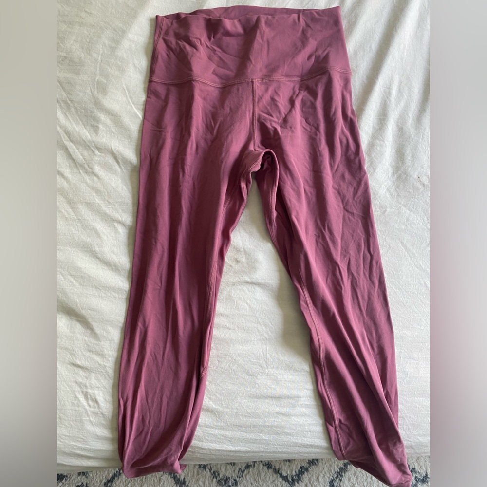 Lululemon Women’s Align High-Rise pant 25”. Color is So Merlot. Never worn.